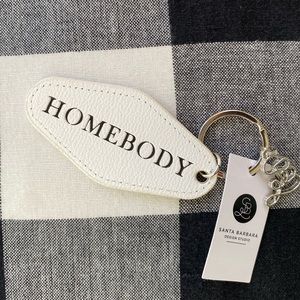 Homebody keychain key fob